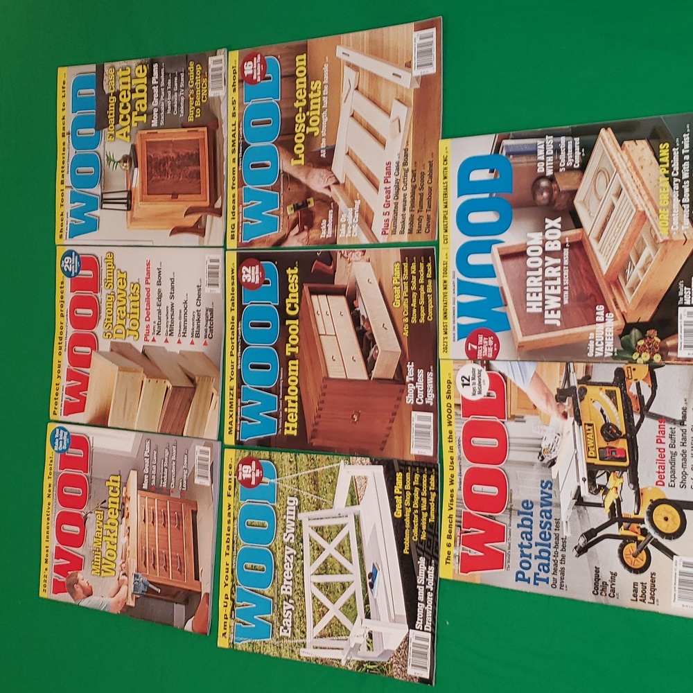 Wood Magazine Better Home & Garden Issues 279-286